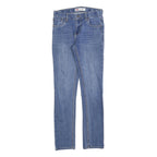 LEVI'S 510 Slim Girls Jeans Blue Denim W26 L29 Cotton Blend Zip Classic Fit