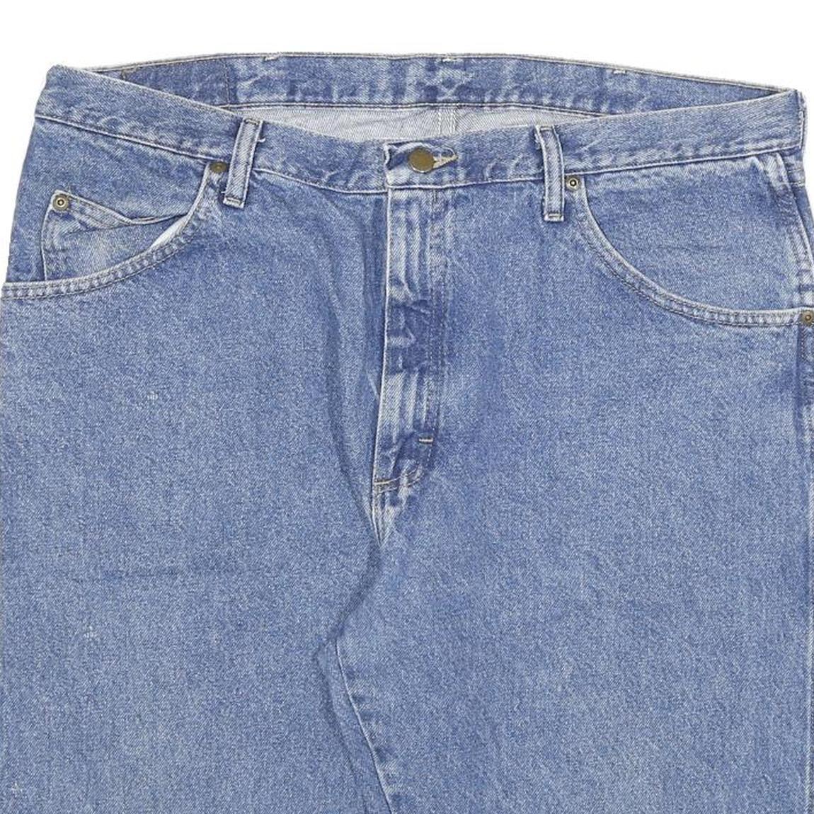 WRANGLER Mens Shorts Blue Denim Casual 3XL W38 Cotton Blend Relaxed Fit