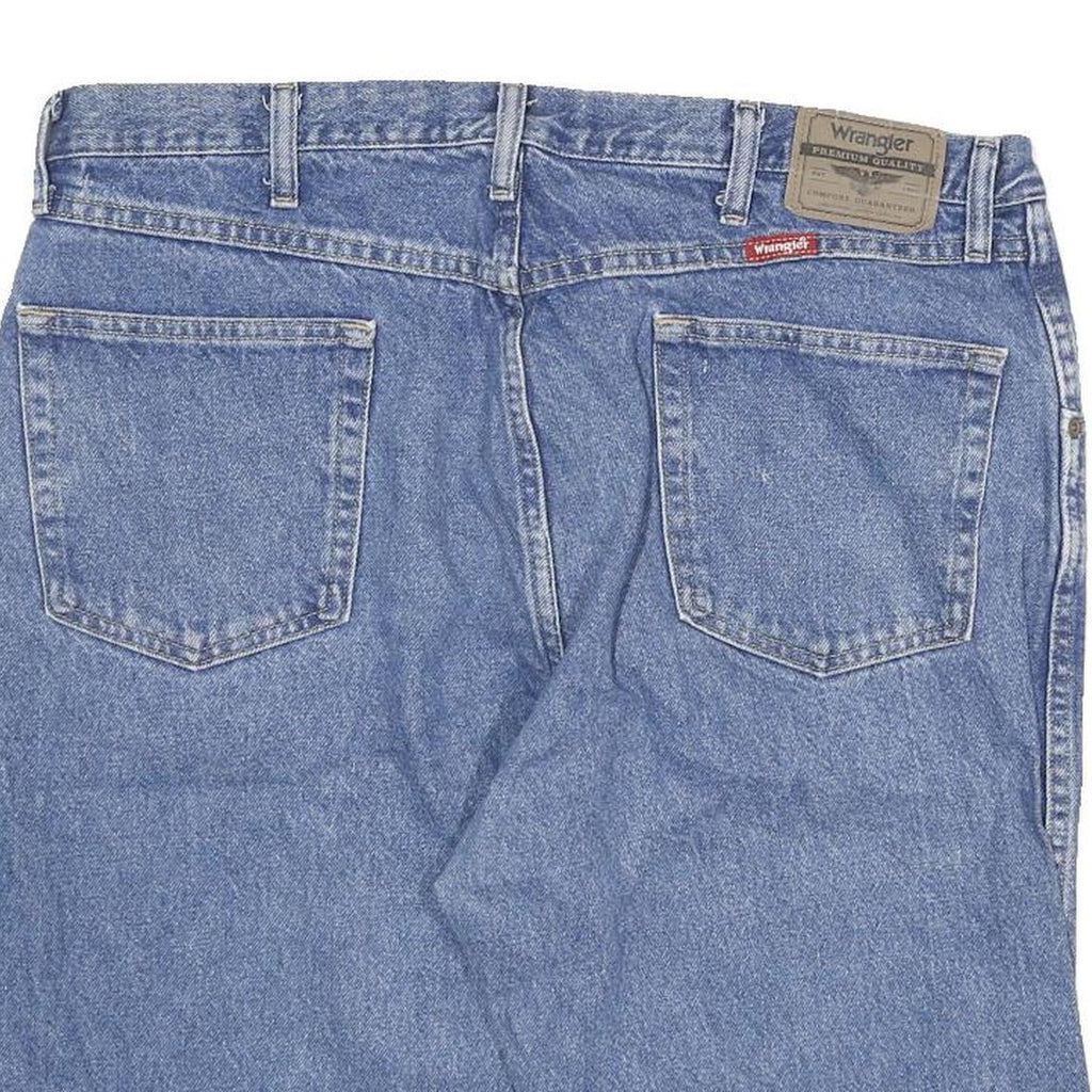 WRANGLER Mens Shorts Blue Denim Casual 3XL W38 Cotton Blend Relaxed Fit