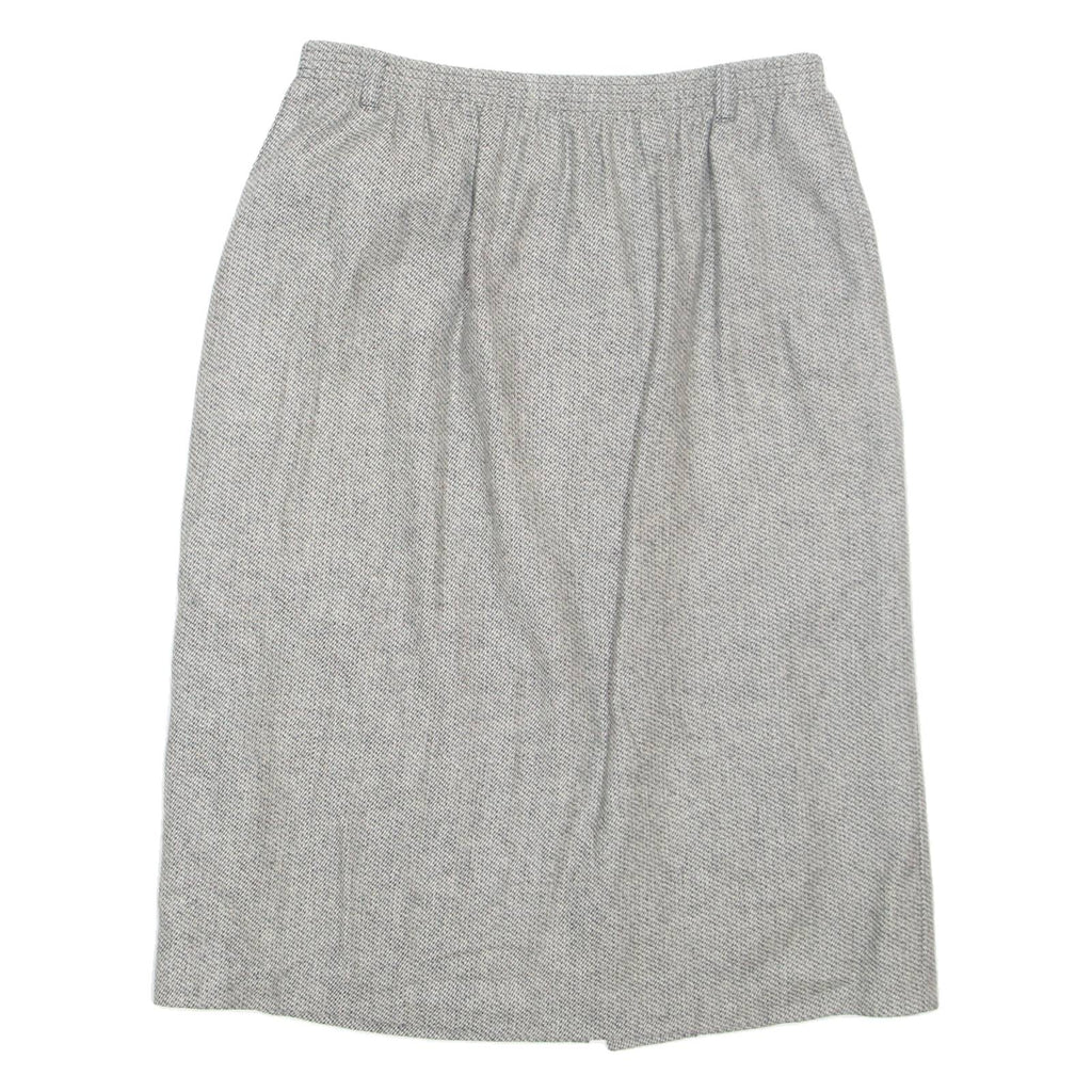 ALFRED DUNNER Womens Pencil Skirt Grey Midi Wool M