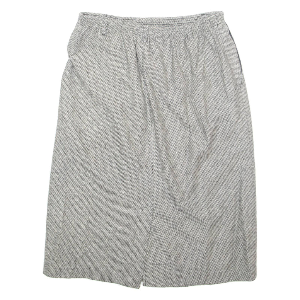 ALFRED DUNNER Womens Pencil Skirt Grey Midi Wool M