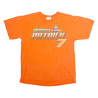 CHASE AUTHENTICS Danica Patrick #7 GoDaddy NASCAR Racing Mens T-Shirt Orange USA L