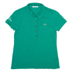 LACOSTE Womens Polo Shirt Green XS