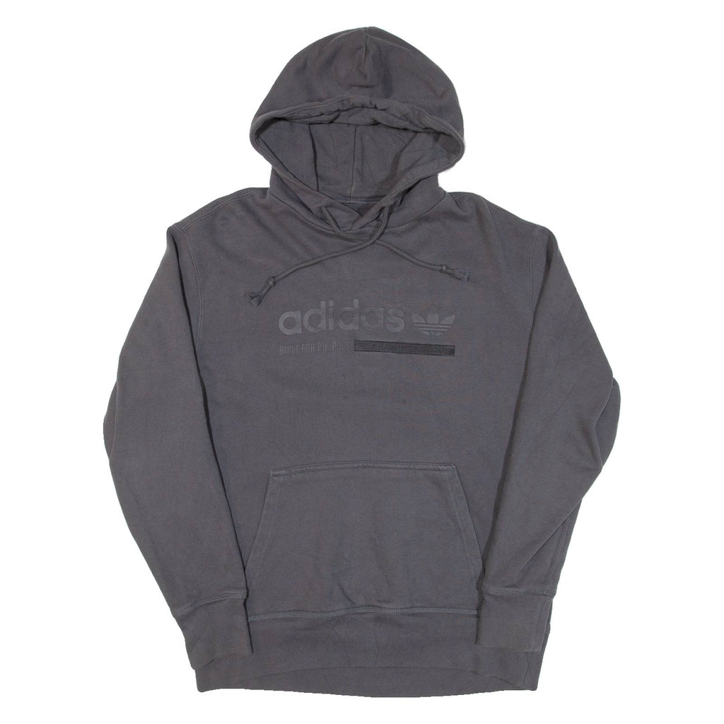 ADIDAS Mens Grey Hoodie S