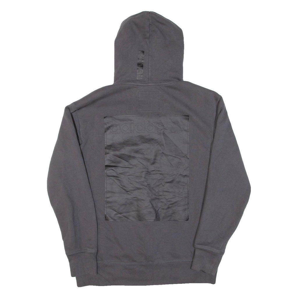 ADIDAS Mens Grey Hoodie S