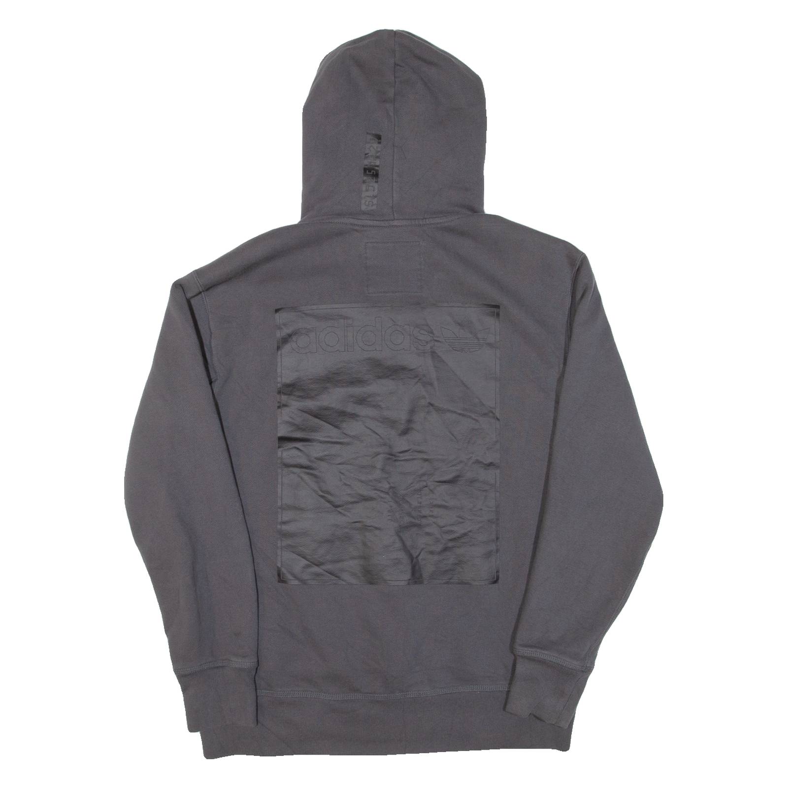 ADIDAS Mens Grey Hoodie S