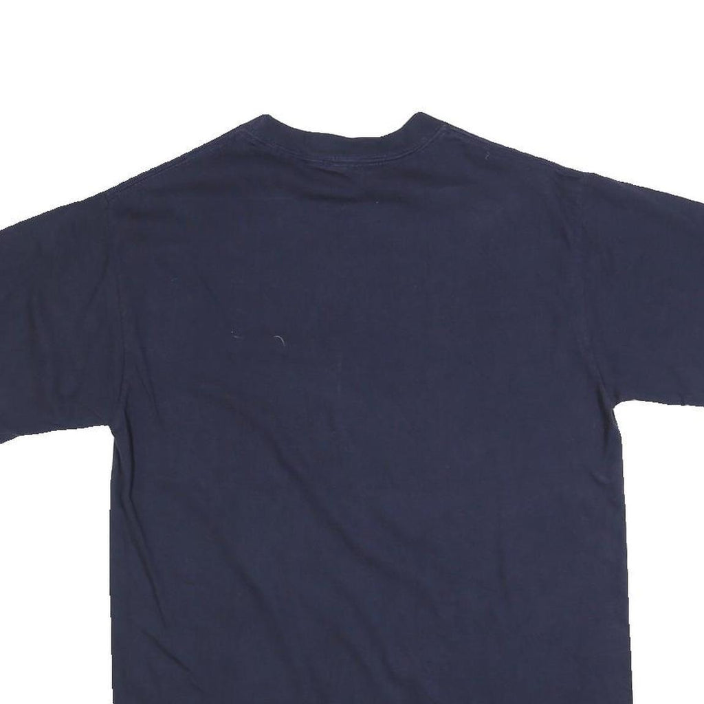 SHAM'S Womens Navy Blue St Lucia Island Paradise Graphic T-Shirt M Short Sleeve