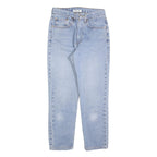 LEVI'S 501 Womens Jeans Blue Regular Straight Denim Light W28 L26 Classic Fit