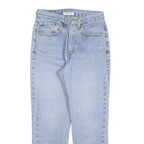 LEVI'S 501 Womens Jeans Blue Regular Straight Denim Light W28 L26 Classic Fit