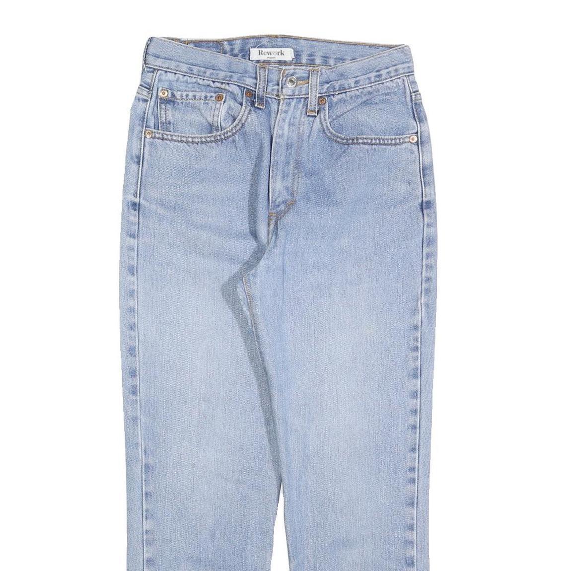 LEVI'S 501 Womens Jeans Blue Regular Straight Denim Light W28 L26 Classic Fit