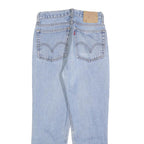 LEVI'S 501 Womens Jeans Blue Regular Straight Denim Light W28 L26 Classic Fit