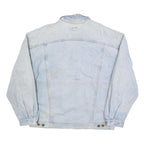 LEE Mens Blue Cotton Denim Jacket XL Button Closure Casual Classic Style