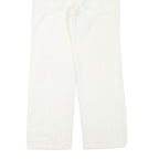 WALLY Womens Cotton Blend White Regular Straight Trousers W28 L27 Casual Classic