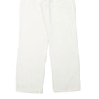 WALLY Womens Cotton Blend White Regular Straight Trousers W28 L27 Casual Classic