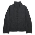 JOOP! Mens Black Lightweight Jacket L Polyamide Blend Plain Zip Casual Zip-Up