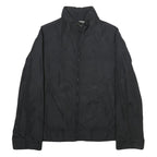 JOOP! Mens Black Lightweight Jacket L Polyamide Blend Plain Zip Casual Zip-Up