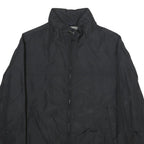 JOOP! Mens Black Lightweight Jacket L Polyamide Blend Plain Zip Casual Zip-Up