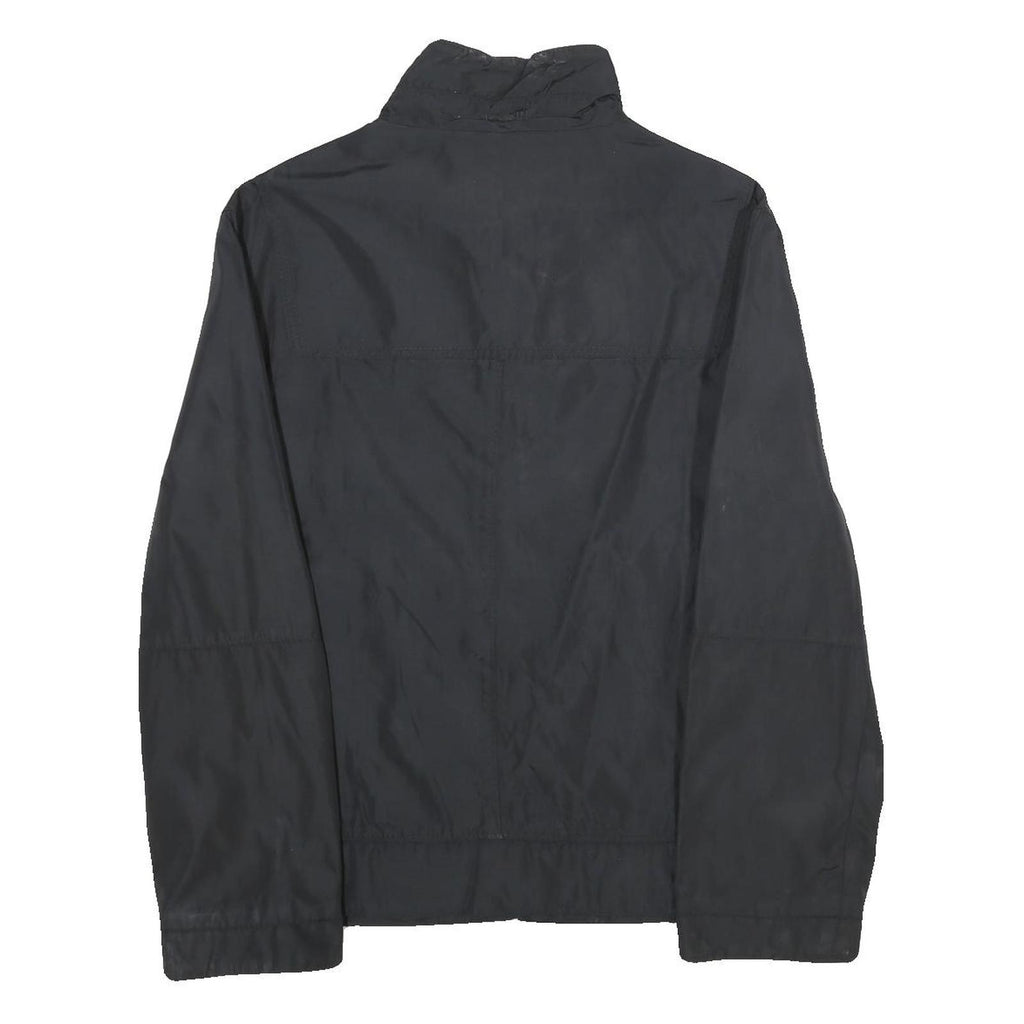 JOOP! Mens Black Lightweight Jacket L Polyamide Blend Plain Zip Casual Zip-Up