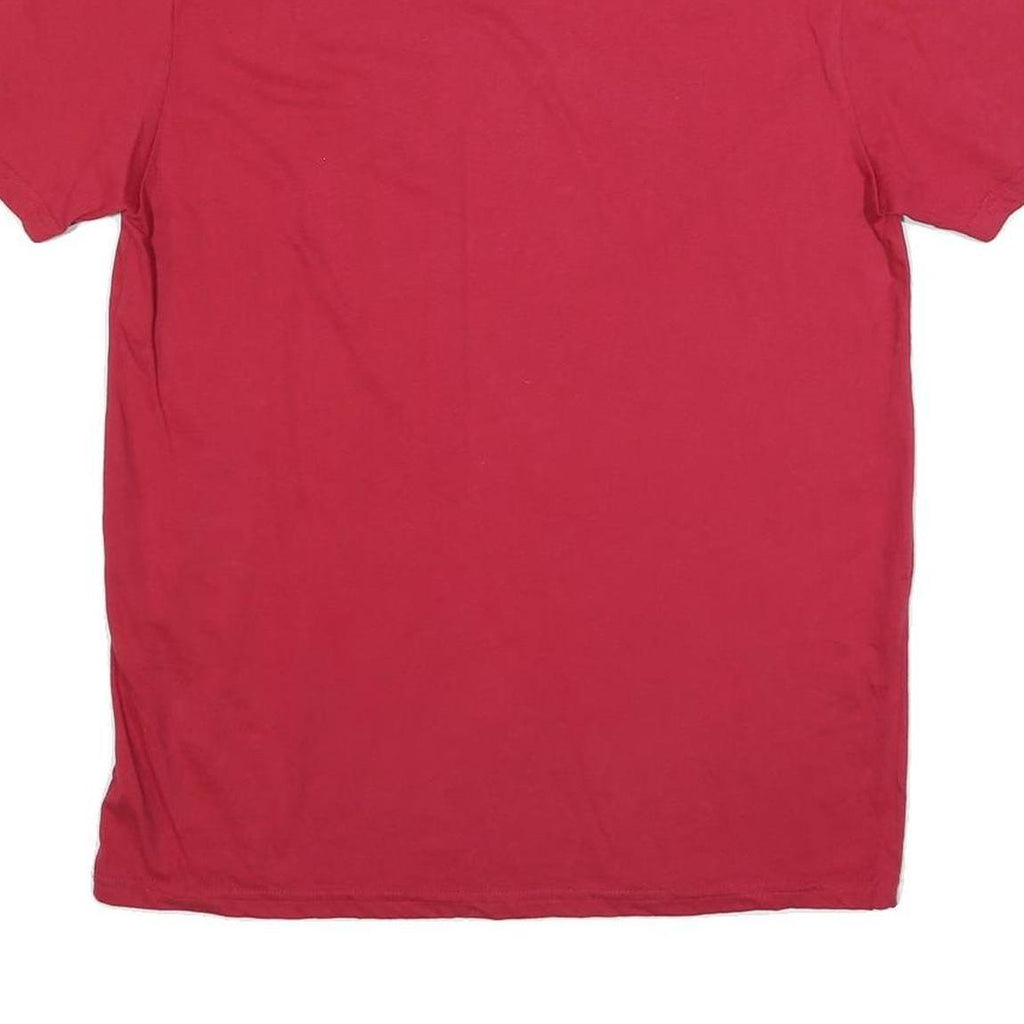 GENERAL STANDARD Mens Red USA Graphic T-Shirt M Short Sleeve Crew Neck Cotton