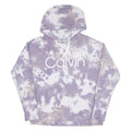 CALVIN KLEIN Womens Purple Hoodie M
