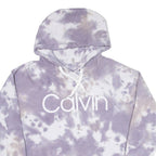 CALVIN KLEIN Womens Purple Hoodie M