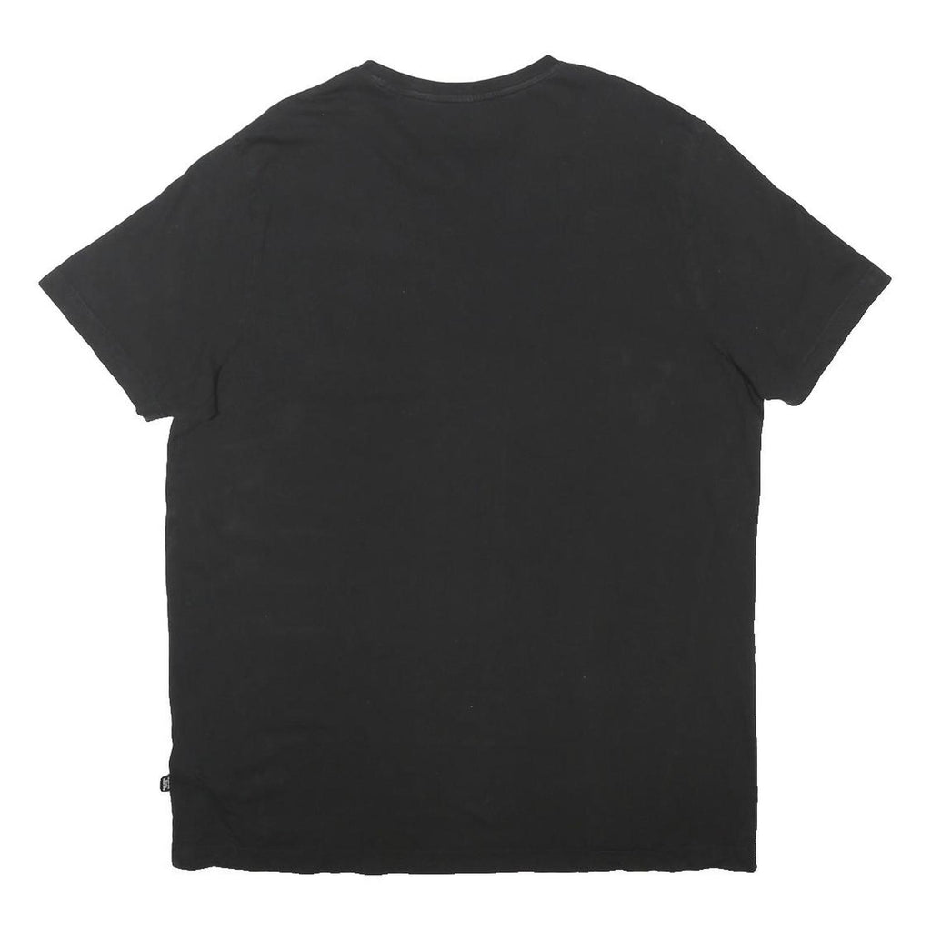PUMA Mens Black Graphic T-Shirt XL Short Sleeve Crew Neck Original Sportswear