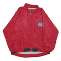 ODLO Mens Red Synthetic Zip Jacket XS Sport Casual Lightweight Outerwear