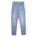 LEVI'S 721 High Rise Skinny Womens Jeans Blue Slim Denim Medium W27 L28