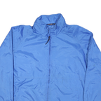 WOOLRICH Mens Blue Jacket XL Polyester Blend Plain Zip Lightweight