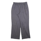 REEBOK Womens Joggers Grey M W28 L28 Polyester Blend Regular Fit Straight Leg