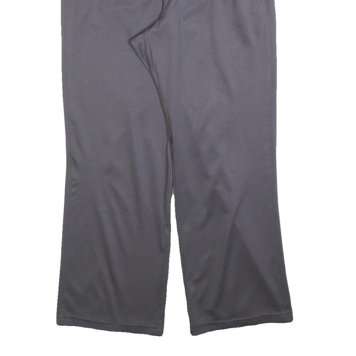 REEBOK Womens Joggers Grey M W28 L28 Polyester Blend Regular Fit Straight Leg