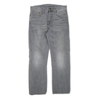 CARHARTT Womens Jeans Grey Regular Straight Denim Light W32 L28 Casual Wear