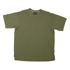 ADIDAS Mens Green L T-Shirt Crew Neck Short Sleeve Cotton Blend Casual Sport