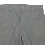 CARHARTT Mens Shorts Grey Casual Cotton Blend XL W42 Workwear Regular Fit