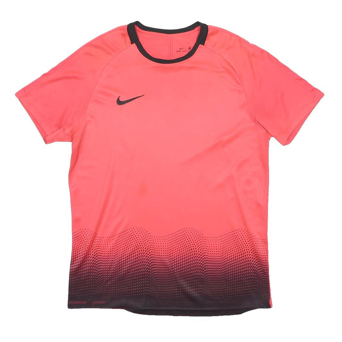NIKE Mens Red & Black Graphic T-Shirt L Short Sleeve Crew Neck Sportswear