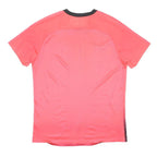 NIKE Mens Red & Black Graphic T-Shirt L Short Sleeve Crew Neck Sportswear