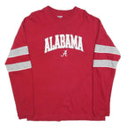 PRO EDGE Mens Red Alabama Long Sleeve Crew Neck Athletic T-Shirt L