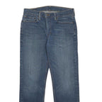 LEVI'S 514 Slim Mens Jeans Blue Slim Straight Denim Medium W32 L30 Classic Style