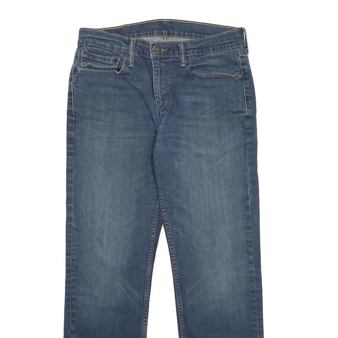 LEVI'S 514 Slim Mens Jeans Blue Slim Straight Denim Medium W32 L30 Classic Style