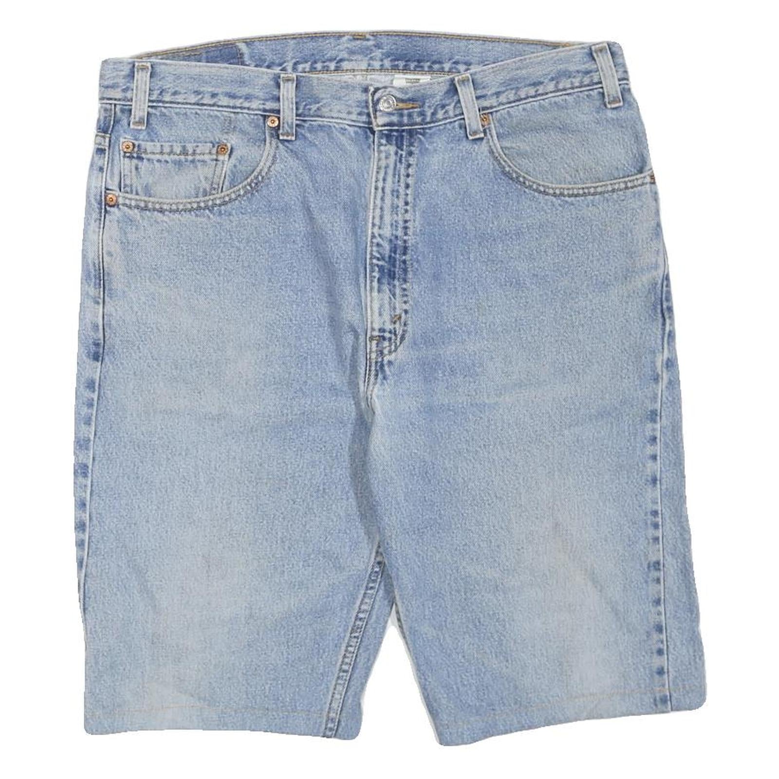 LEVI'S Mens Denim Blue Casual Shorts L W38 Classic Cotton Blend