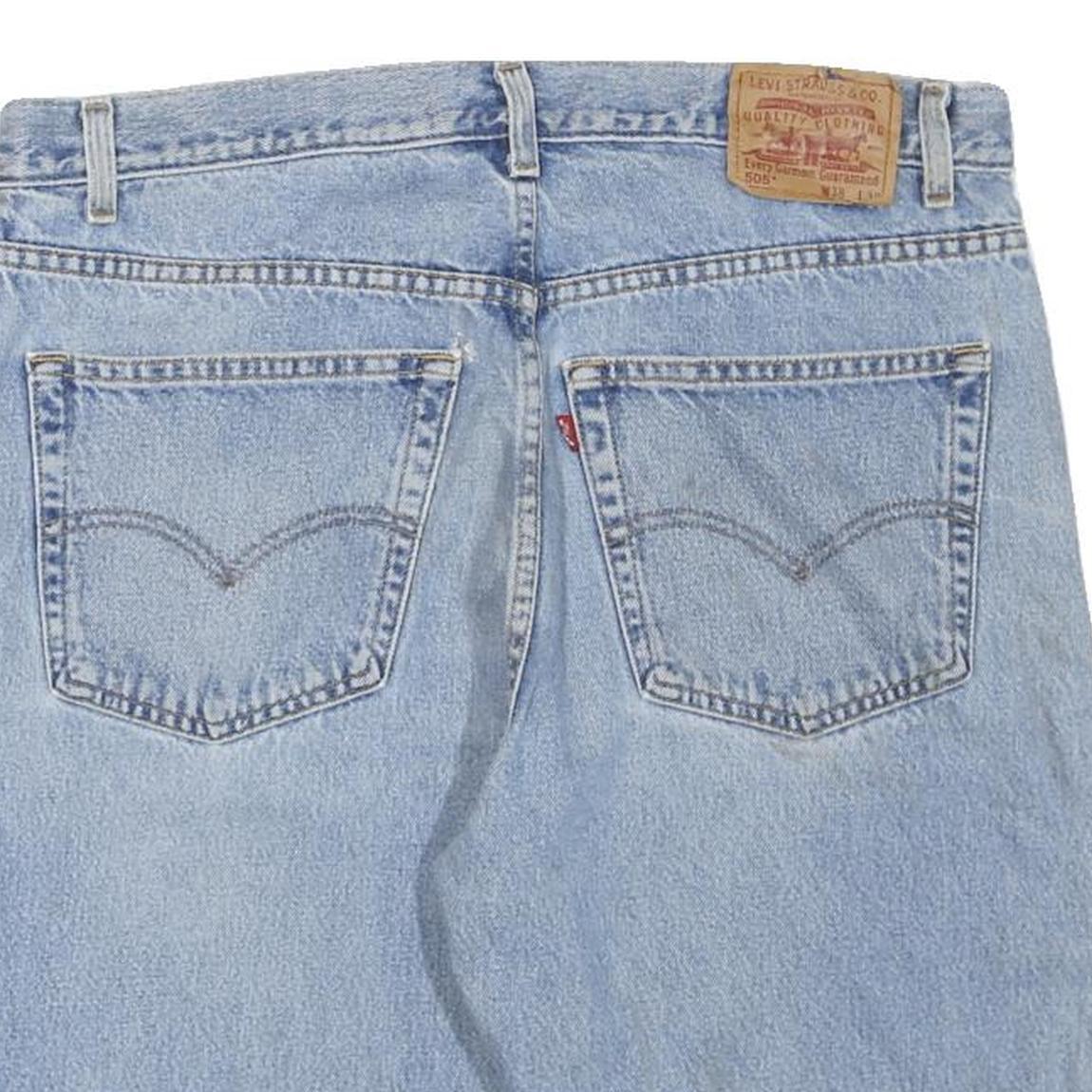 LEVI'S Mens Denim Blue Casual Shorts L W38 Classic Cotton Blend