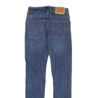 LEVI'S Womens Jeans Blue Slim Skinny Denim Medium W23 L25 Zip Closure