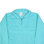 PRIMROSE Womens Blue Plain Pullover Jumper Crew Neck M Polyester Comfort
