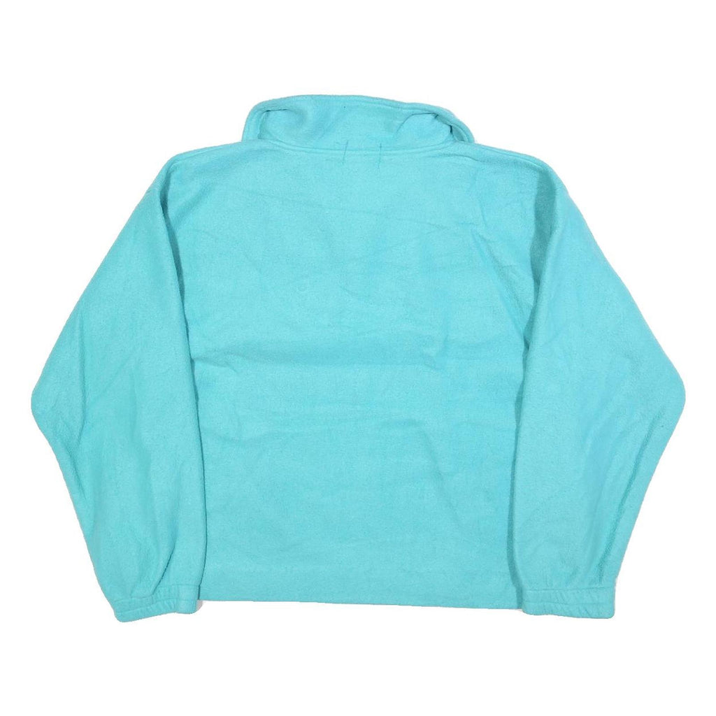 PRIMROSE Womens Blue Plain Pullover Jumper Crew Neck M Polyester Comfort