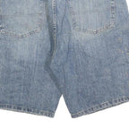 WRANGLER Mens Denim Blue Cotton Blend Casual Shorts M W33 Authentic Label