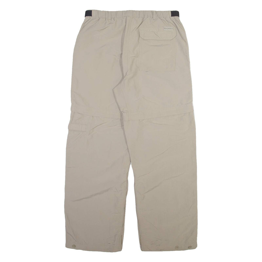 ROYAL ROBBINS Detachable Legs Mens Trousers Beige Relaxed Straight Nylon W29 L28