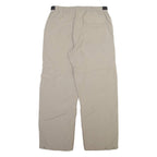 ROYAL ROBBINS Detachable Legs Mens Trousers Beige Relaxed Straight Nylon W29 L28