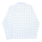 THE NORTH FACE Mens White & Blue Check Shirt S Lightweight Casual Outdoor