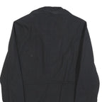 ELLEN AMBER Womens Black Jacket S Cotton Blend Zip Utility Casual Lightweight