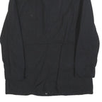 ELLEN AMBER Womens Black Jacket S Cotton Blend Zip Utility Casual Lightweight